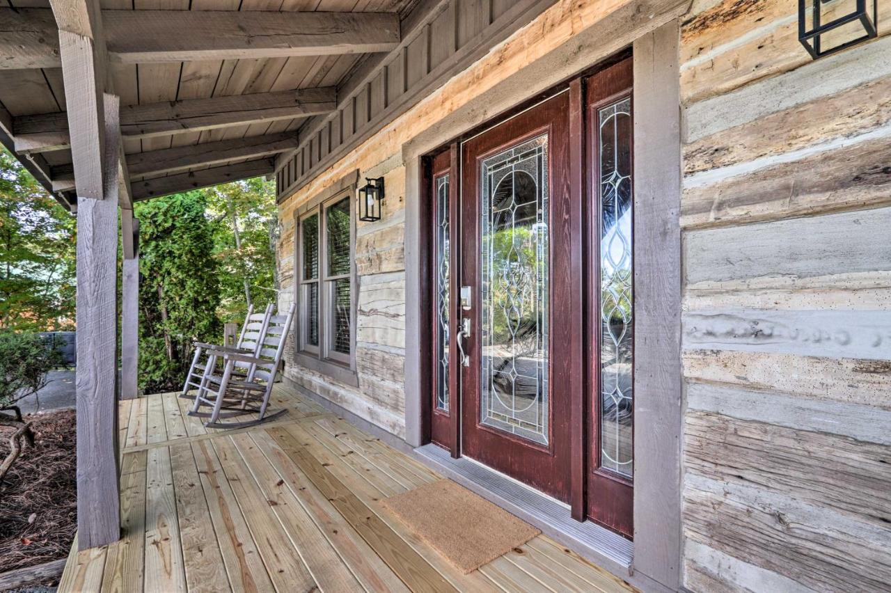 Upscale Gatlinburg Cabin Deck, Fire Pit And Hot Tub Eksteriør billede